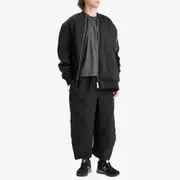 Comme des Garçons Black Garbardine Drawstring Trousers