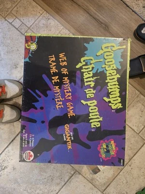 1996 YTV Gigantik Goosebumps Web of Mystery Game NOS Sealed