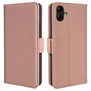 Wallet Case for Samsung Galaxy A04 4G (164.4 x 76.3 x 9.1 mm) Genuine Cow Leather Stand Phone Cover