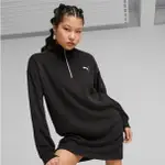 【滿額現折200】PUMA 長T 基本系列 HER 黑色 冬季 半開襟 連身裙 女 67600901