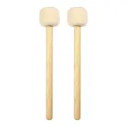 2 Pcs Bass Drum Sticks Accessories Wool Felt Drumstick Mallets