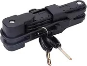 Portable Folding Bike Lock - Lightweight Carry with You Everywhere When You Ride Security Bicycle Lock – Super Durable Anti-Theft Secure Bike Guard with Keys