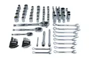 Laser Tools Socket and Spanner Set AF/Metric 1/4"d, 3/8"D, 1/2"D 89pc 3500