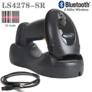 Symbol Motorola LS4278-SR20007WR Wireless Bluetooth 1D Barcode Scanner w Cradle