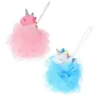 2pcs Bath Sponges Loofah Bath Sponge Shower Back Scrubber Exfoliating Gloves