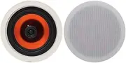Bluetooth in Ceiling Speakers, 6.5 Inches Flush Mount in Wall in Ceiling Ambient Speaker, 2-Way Home Speaker, 1 Passive Speaker
