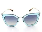 RARE Genuine PRADA CINEMA EVOLUTION Transparent Azure Sunglasses SPR 53S VYS-5R0