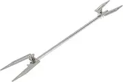 Stainless Steel Rotating Air Fryer Fork Durable BBQ Grill Rotisserie Chicken Skewer Easy to Clean Baking Supplies for Delicious Roasting Kitchen Accessories for Air Fryer
