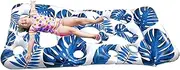 Pool Inflatables for Adults,Inflatable Pool Lounger with Headrest for Tanning | Large Size Floating Bed for Beach Swimming Amusement Park Backyard Party