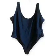 Boo Hoo Women’s Plus Size 24 Black One Piece Swimsuit NWT
