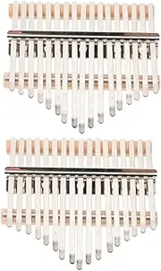 Yardwe DIY Thumb Piano Kit of Keys for Beginners Essential Parts for Thumb Musical Instrument Projects for Adults Easy Assembly and Tuning