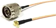 ROBAUN MCX Plug Right Angle RA to N Type Male Jumper Cable Adapter RG316 RG174 RG178 15cm/30cm/50cm/100cm for Router(RG316,200CM)