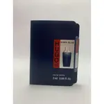 HUGO BOSS DARK BLUE 深藍優客男性淡香水 2ML 抺拭針管香水