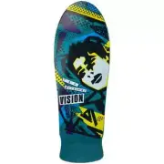 VISION ORIGINAL MG MARK GONZALES SKATEBOARD DECK - REISSUE -10" x 30"-BLUE STAIN