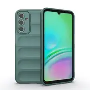 For Samsung Galaxy A15 5G & A15 4G Case - Wavy Shield TPU + Flannel Cover, Dark Green