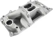Aeroflow Bbc Air Gap Intake Manifold Dual Plane Chev 454 Natur Oval - AF6011-1001