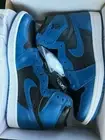 Nike Air Jordan 1 Retro High OG Dark Marina Blue 4-14 Black White 555088-404