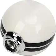 5 Speed Manual Gear Shift Knob Ball,Manual Shift Lever Knob Replacement for Ford Mustang 1967 to 2018 (White Black)