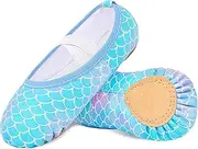 [MaciRept] Ballet Shoes for Girls Toddler Ballet Dance Slippers Soft Leather Ballerina Shoes for Little Girls Kids Ballet Flats