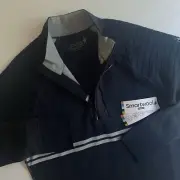 Smartwool Intraknit Merino Tech 1/4 Zip Men S Navy Wool Performance Jacket Top