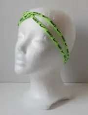 Nike Fixed Lace Graphic Headband Women Volt/Black