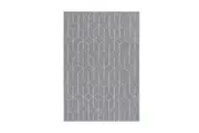 Efate Solomon Grey Geometric Flatweave Rug