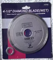 Lot of 4Quality Tools 4- 1/2" Diamond Saw Blade Use Wet , 5/8" - 7/8" Arbor size