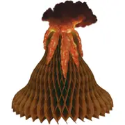 Volcano Honeycomb Centrepiece
