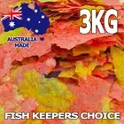 Fish Keepers Choice Goldfish KOI Flakes Aquarium & Pond Food Feed 3KG AUST MADE