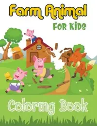 在飛比找博客來優惠-Farm Animal Coloring Book For 