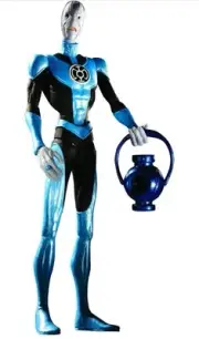 DC Direct Blackest Night Blue Lantern Saint Walker Figure Series 1 RARE NEW
