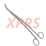 Set of 2 Satinsky Thoracic Scissors, 10", S-Shaped, Blunt Tips, Premium