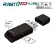 RASTO 隨身型USB雙槽讀卡機RT7