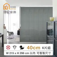 在飛比找momo購物網優惠-【Home Desyne】捷安傢飾 台灣製獨家專利隔間片簾(