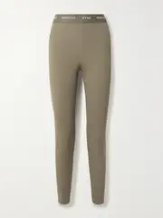 [Moncler Genius] Moncler Genius - + Hyke Tech-jersey Leggings - Taupe - IT42 IT 42 Brown
