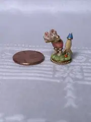 Zadar #204 "Blast Off" Mouse, Rocket , Toy- Dollhouse Miniature Retired