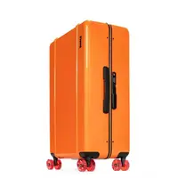 在飛比找momo購物網優惠-【Floyd】26吋行李箱 熱帶橘(鋁框箱)
