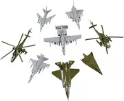 Ｓｉｍｈｏａ Set of 8 Aircraft :144 Scale Airplane Home Display, Style B