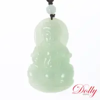 在飛比找momo購物網優惠-【DOLLY】緬甸糯種A貨翡翠觀音項鍊