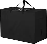 Folding Mattress Storage Bag Waterproof 60"x27"x13" Fits up to 4 Queen Mattress Heavy Duty Durable Trifold Memory Foam Mattress Carry Case Sofa Bed Mattress Organizer Bag Black