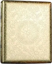 [ARKCHIU] Cigarette Case Copper Portable Cigarette Holder Case 20 Capacity 84mm Brass,One Size