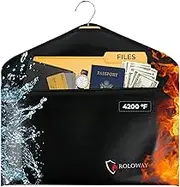 ROLOWAY Hanger Diversion Fireproof Safe, Hidden Compartment for Home & Travel, Secret Safe for Cash Hiding Under Clothes