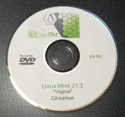 Linux Mint 21.3 "Virginia" Cinnamon Edition Live DVD Bootable OS x86 64bit