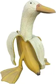 Banana Duck Statue | Art Banana Duck Statue, Creative Banana Duck Sculpture - Cute Duck Decor for Porch, Patio, Lawns, Yards, Home, Ornament Weird