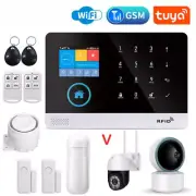 2G home safety alarm system wireless anti-theft alarm WiFi GSM Tuya smart home