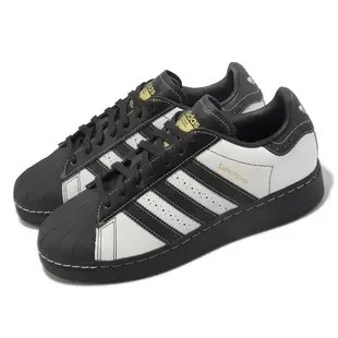 adidas 休閒鞋 Superstar XLG 男鞋 女鞋 黑 白 熊貓 微增高 貝殼頭 三葉草 金標 愛迪達 IE8409