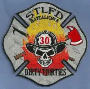ST. LOUIS MISSOURI ENGINE COMPANY 30 FIRE PATCH DIRTY THIRTIES