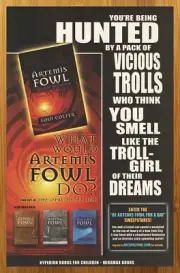2005 Artemis Fowl The Opal Deception Print Ad/Poster Eoin Colfer Book Promo Art