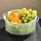Colander Bowl Set Multipurpose Vegetable Washing Baskets Fast Draining For