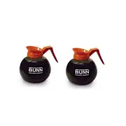 Coffee Pot Decanter BUNN 64oz Decaf CASE OF 2 glass COFFEE POTS 42401.0103